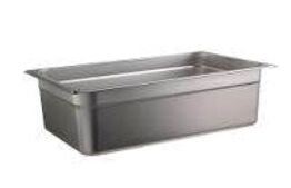 6 stk. Kantine EHG-stål 1/1 GN D150 mm 20 ltr