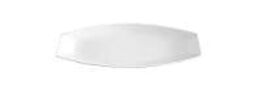 44 stk. Buffetfad EHG oval 290 mm hvidt porcelæn