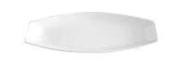 18 stk. Buffetfad EHG oval 405 mm hvidt porcelæn