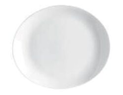 36 stk. Steaktallerken oval Restaurant 300 mm hvid