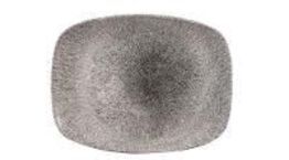12 stk. Serveringsfad sort B261 x D202 mm Raku Churchill