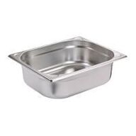2 stk. Kantine stål 1/2 GN H100 mm 6 ltr APS