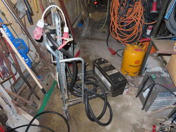 Rullevogn med batteri & dieselpumpe