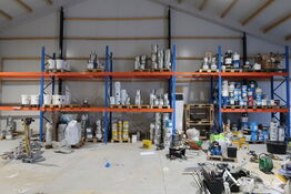 5 fag pallereoler uden indhold