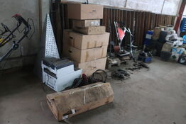 Div. Varelager, reservedele, printer og værktøj m.m.