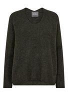 MMThora V-neck Knit NOOS MOS MOSH Str.: M