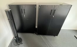 2 kontorskabe, EFG + Ventilatortårn