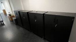 4 kontorskabe, EFG + Skuffemodul