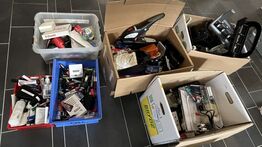 6 ks. Kontorartikler bl.a. Hulmaskiner