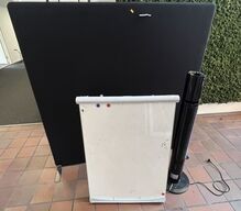 Støjskærm, Whiteboard, Ventilatortårn