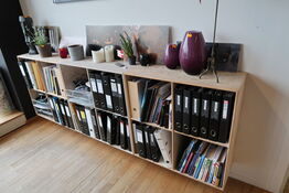 3 stk. reoler uden indhold