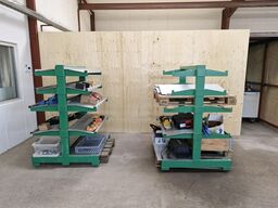 Kraftige lagerreoler med diverse