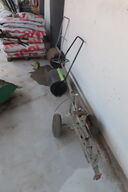 Flisevogn og 2 stk havetromler