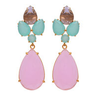 Håndfremstillet ørestikker i guldbelagt sterling sølv,