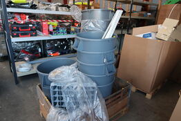 Palle med skraldespande m.m.