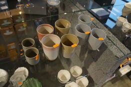 9 stk. Kopper RAAWII & BLOMUS