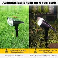 6 stk. LED-spotlight soldrevet, 7-LED IP65