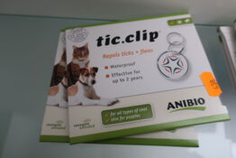 3 stk. anti-loppe vedhæng TIC.CLIP 