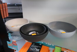 4 stk. foder/vandskåle