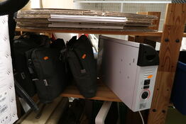 Varmeblæser samt div. Tilbehør til pavillon