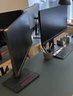 2 Computerkærme, LENOVO + Keyboard