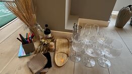 Blandet Lot med bla. Glas