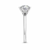 Solitaire hvidguld ring