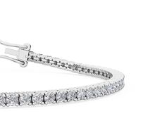 Tennis armbånd 2 carat 14 k