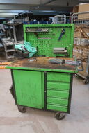 Værkstedsvogn med indhold