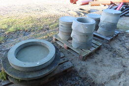 Diverse dele til kloakbrønd