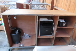 Rulledisk inkl printer, makulator mv.