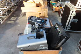 Palle med diverse røgmaskiner