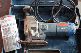 Stiksav BOSCH samt 4 tomme kasser