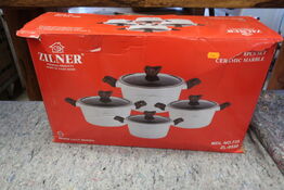 Grydesæt ZILNER 4 gryder m. låg