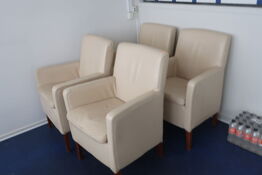 4 stole, el/hævesænkebord m.v.