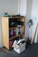 Elværktøj, reol, stumtjener m.v.