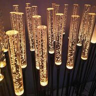 8 stk. Soldrevet Have Lamp Bubbles Acryl