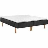 Huma Premium Boxmadrasseng 160 x 200 cm med ben og topmadras 