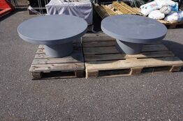 2 stk berlin lounge/havebordr Ø: 78 cm 