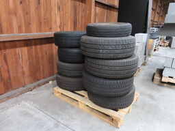 Diverse dæk med fælg
