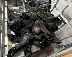 Sikkerhedssko og støvler, brugte 