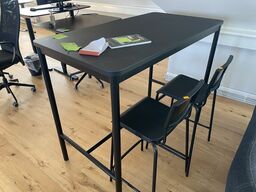 Højbord IKEA Tommaryd og 2 stole