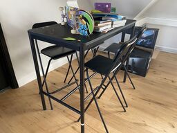 Højbord IKEA Tommaryd med 4 højstole