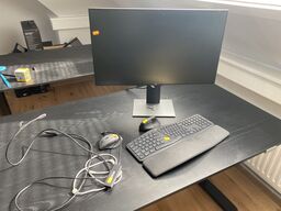 Skærm DELL U2719D tastatur, mus 