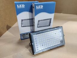 2 stk. 100 watt LED Projektør.