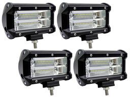 4 stk. 72 watt LED lygter til bil eller maskine.