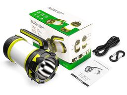 Kraftig lommelygte, opladelig.