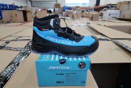 1 Par Airtox | Støvlet S3 AIRTOX TX66 ESD U-turn | Sort/lys blå | 43 Model nr: 512331
