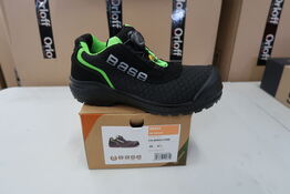 1 Par Base | Sikkerhedssko | Sort/grøn | 40 Model nr: 512490