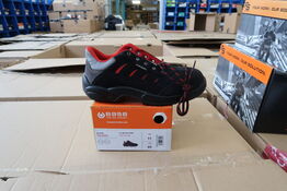 1 Par Base | Base Toledo sikkerhedssko S1P | Sort/rød | 45 Model nr: 1713228